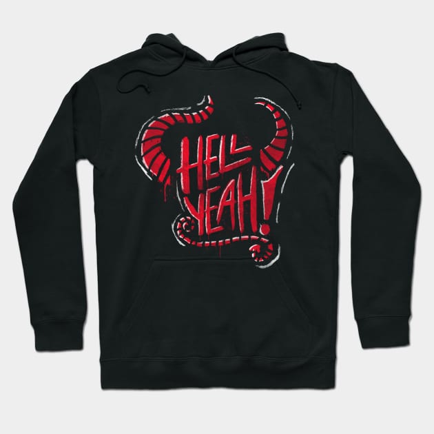 Hell Yeah Hoodie by RetroReview